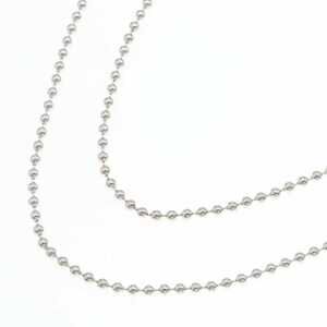 Tiffany Co necklace chain ball sterling silver pendant accessory long